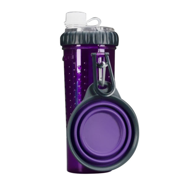 pets snack duo for dogs and cats color purple by sooknewlook bottle food and water