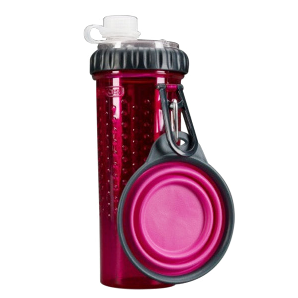 pets snack duo for dogs and cats color pink by sooknewlook bottle food and water